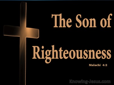 Malachi 4:2 The Sun Of Righteousness Shall Arise (black)